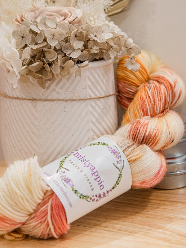 Nectarine - 4 Ply Superwash Sock