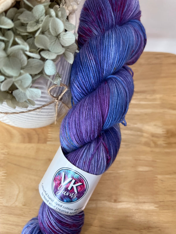 Speckled Rainbow Purple - 4 Ply Platinum
