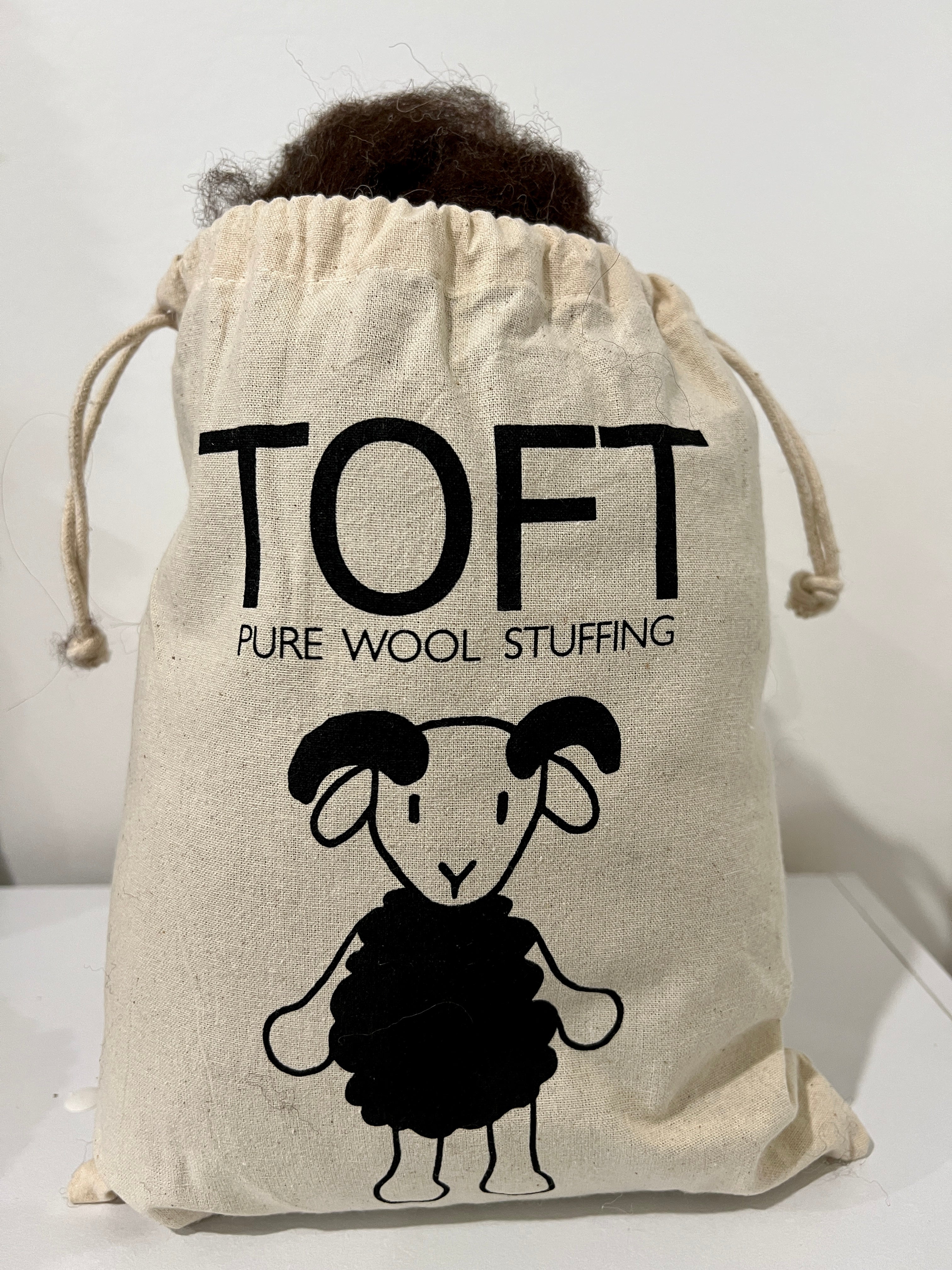 Pure Wool Toy Stuffing Dark